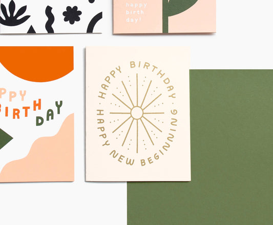 Birthday New Beginning Card