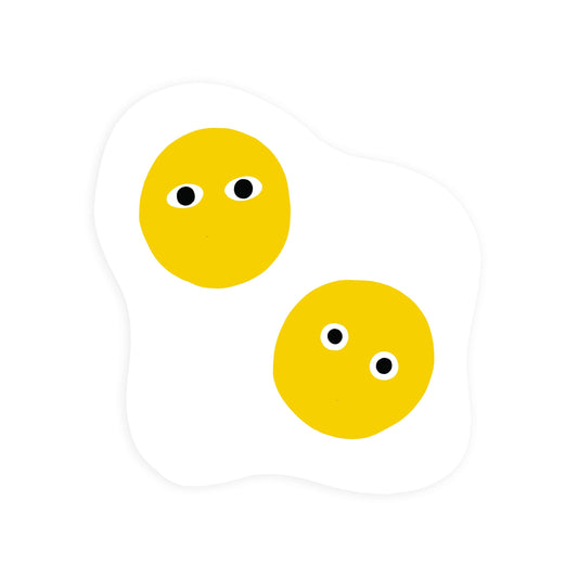 Eggs Die Cut Sticker