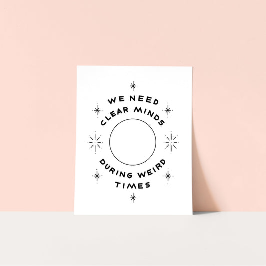 Download & Print: Clear Minds