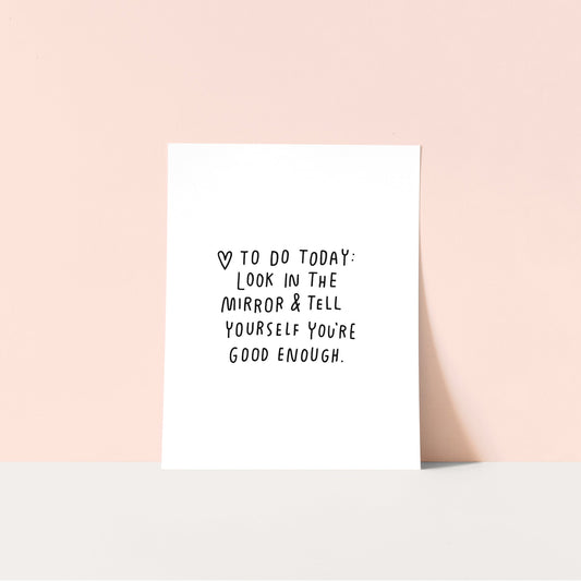 Download & Print: You're Good Enough
