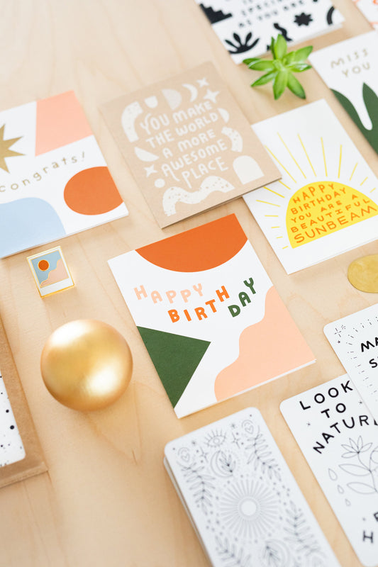 Birthday Shapes and Colors Card